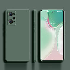 Ultra-thin Silicone Gel Soft Case 360 Degrees Cover YK4 for Realme Q5 Pro 5G Midnight Green