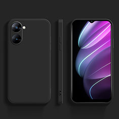 Ultra-thin Silicone Gel Soft Case 360 Degrees Cover YK4 for Realme V30t 5G Black