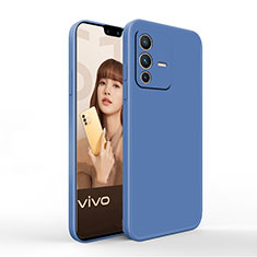 Ultra-thin Silicone Gel Soft Case 360 Degrees Cover YK4 for Vivo V23 Pro 5G Blue