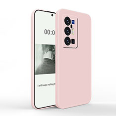 Ultra-thin Silicone Gel Soft Case 360 Degrees Cover YK4 for Vivo X70 Pro+ Plus 5G Pink