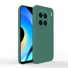 Ultra-thin Silicone Gel Soft Case 360 Degrees Cover YK4 for Vivo X90 Pro+ Plus 5G Midnight Green