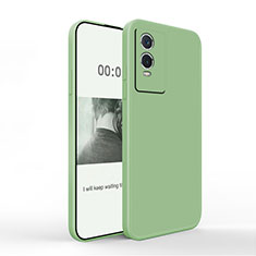 Ultra-thin Silicone Gel Soft Case 360 Degrees Cover YK4 for Vivo Y74s 5G Green