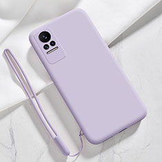 Ultra-thin Silicone Gel Soft Case 360 Degrees Cover YK4 for Xiaomi Civi 1S 5G Clove Purple