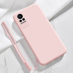 Ultra-thin Silicone Gel Soft Case 360 Degrees Cover YK4 for Xiaomi Civi 1S 5G Pink