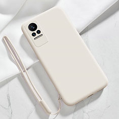 Ultra-thin Silicone Gel Soft Case 360 Degrees Cover YK4 for Xiaomi Civi 1S 5G White