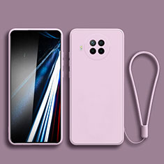 Ultra-thin Silicone Gel Soft Case 360 Degrees Cover YK4 for Xiaomi Mi 10i 5G Clove Purple