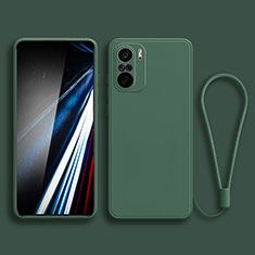 Ultra-thin Silicone Gel Soft Case 360 Degrees Cover YK4 for Xiaomi Mi 11i 5G Midnight Green