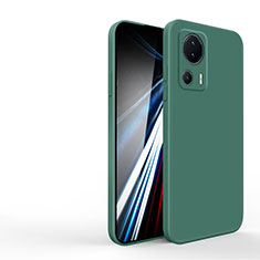 Ultra-thin Silicone Gel Soft Case 360 Degrees Cover YK4 for Xiaomi Mi 13 Lite 5G Midnight Green
