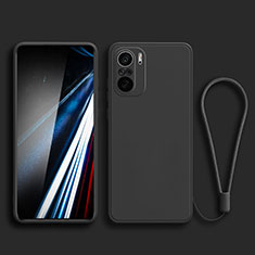 Ultra-thin Silicone Gel Soft Case 360 Degrees Cover YK4 for Xiaomi Poco F3 5G Black