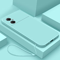 Ultra-thin Silicone Gel Soft Case 360 Degrees Cover YK4 for Xiaomi Poco M4 5G Cyan