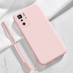Ultra-thin Silicone Gel Soft Case 360 Degrees Cover YK4 for Xiaomi Poco X3 GT 5G Pink