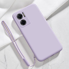 Ultra-thin Silicone Gel Soft Case 360 Degrees Cover YK4 for Xiaomi Redmi 10 5G Clove Purple