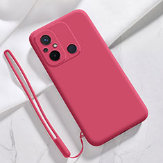 Ultra-thin Silicone Gel Soft Case 360 Degrees Cover YK4 for Xiaomi Redmi 11A 4G Red