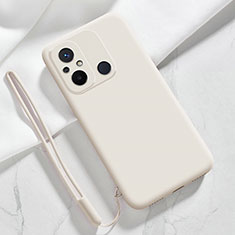 Ultra-thin Silicone Gel Soft Case 360 Degrees Cover YK4 for Xiaomi Redmi 11A 4G White