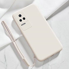 Ultra-thin Silicone Gel Soft Case 360 Degrees Cover YK4 for Xiaomi Redmi K40S 5G White