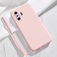 Ultra-thin Silicone Gel Soft Case 360 Degrees Cover YK4 for Xiaomi Redmi K50 Gaming 5G Pink