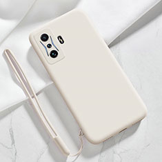 Ultra-thin Silicone Gel Soft Case 360 Degrees Cover YK4 for Xiaomi Redmi K50 Gaming 5G White