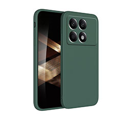 Ultra-thin Silicone Gel Soft Case 360 Degrees Cover YK4 for Xiaomi Redmi K70 5G Green