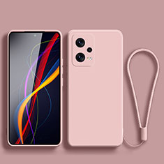 Ultra-thin Silicone Gel Soft Case 360 Degrees Cover YK4 for Xiaomi Redmi Note 12 Pro+ Plus 5G Pink
