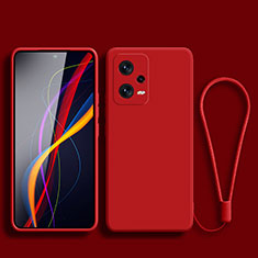 Ultra-thin Silicone Gel Soft Case 360 Degrees Cover YK4 for Xiaomi Redmi Note 12 Pro+ Plus 5G Red