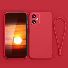 Ultra-thin Silicone Gel Soft Case 360 Degrees Cover YK4 for Xiaomi Redmi Note 12R Pro 5G Red