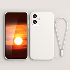 Ultra-thin Silicone Gel Soft Case 360 Degrees Cover YK4 for Xiaomi Redmi Note 12R Pro 5G White