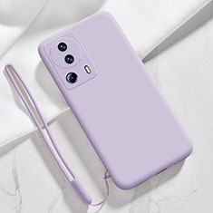 Ultra-thin Silicone Gel Soft Case 360 Degrees Cover YK5 for Xiaomi Mi 13 Lite 5G Clove Purple