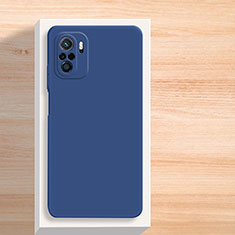 Ultra-thin Silicone Gel Soft Case 360 Degrees Cover YK5 for Xiaomi Poco F3 5G Blue