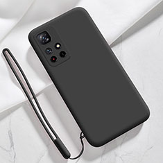 Ultra-thin Silicone Gel Soft Case 360 Degrees Cover YK5 for Xiaomi Poco M4 Pro 5G Black