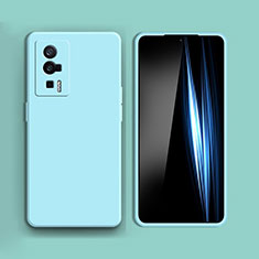 Ultra-thin Silicone Gel Soft Case 360 Degrees Cover YK5 for Xiaomi Redmi K60 Pro 5G Cyan