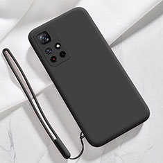 Ultra-thin Silicone Gel Soft Case 360 Degrees Cover YK5 for Xiaomi Redmi Note 11 5G Black