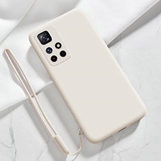 Ultra-thin Silicone Gel Soft Case 360 Degrees Cover YK5 for Xiaomi Redmi Note 11 5G White