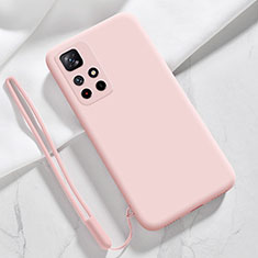 Ultra-thin Silicone Gel Soft Case 360 Degrees Cover YK5 for Xiaomi Redmi Note 11T 5G Pink