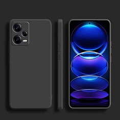 Ultra-thin Silicone Gel Soft Case 360 Degrees Cover YK5 for Xiaomi Redmi Note 12 5G Black