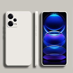 Ultra-thin Silicone Gel Soft Case 360 Degrees Cover YK5 for Xiaomi Redmi Note 12 5G White