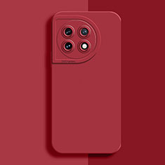 Ultra-thin Silicone Gel Soft Case 360 Degrees Cover YK6 for OnePlus 11R 5G Red