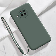 Ultra-thin Silicone Gel Soft Case 360 Degrees Cover YK6 for Xiaomi Mi 10i 5G Midnight Green