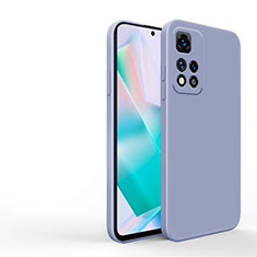 Ultra-thin Silicone Gel Soft Case 360 Degrees Cover YK6 for Xiaomi Mi 11i 5G (2022) Lavender Gray