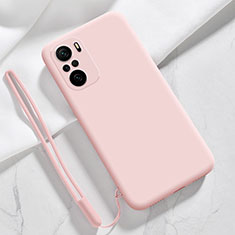 Ultra-thin Silicone Gel Soft Case 360 Degrees Cover YK6 for Xiaomi Mi 11i 5G Rose Gold