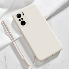 Ultra-thin Silicone Gel Soft Case 360 Degrees Cover YK6 for Xiaomi Poco F3 5G White