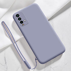 Ultra-thin Silicone Gel Soft Case 360 Degrees Cover YK6 for Xiaomi Redmi 9 Power Lavender Gray