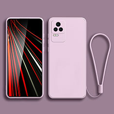 Ultra-thin Silicone Gel Soft Case 360 Degrees Cover YK6 for Xiaomi Redmi K50 5G Clove Purple