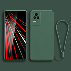 Ultra-thin Silicone Gel Soft Case 360 Degrees Cover YK6 for Xiaomi Redmi K50 Pro 5G Midnight Green