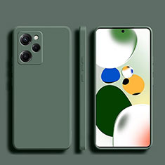 Ultra-thin Silicone Gel Soft Case 360 Degrees Cover YK6 for Xiaomi Redmi Note 12 Pro Speed 5G Midnight Green