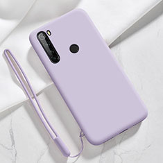 Ultra-thin Silicone Gel Soft Case 360 Degrees Cover YK6 for Xiaomi Redmi Note 8 (2021) Clove Purple