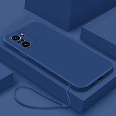 Ultra-thin Silicone Gel Soft Case 360 Degrees Cover YK7 for Xiaomi Poco F3 5G Blue