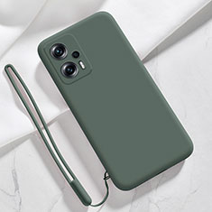 Ultra-thin Silicone Gel Soft Case 360 Degrees Cover YK7 for Xiaomi Poco X4 GT 5G Midnight Green