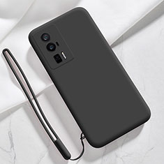 Ultra-thin Silicone Gel Soft Case 360 Degrees Cover YK8 for Xiaomi Redmi K60 5G Black