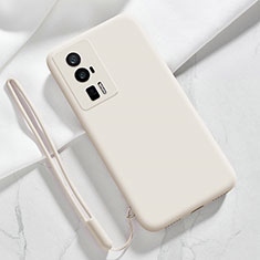 Ultra-thin Silicone Gel Soft Case 360 Degrees Cover YK8 for Xiaomi Redmi K60 5G White