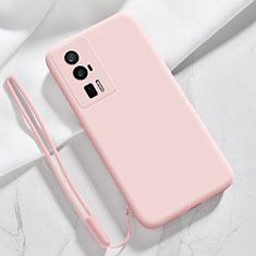 Ultra-thin Silicone Gel Soft Case 360 Degrees Cover YK8 for Xiaomi Redmi K60 Pro 5G Pink